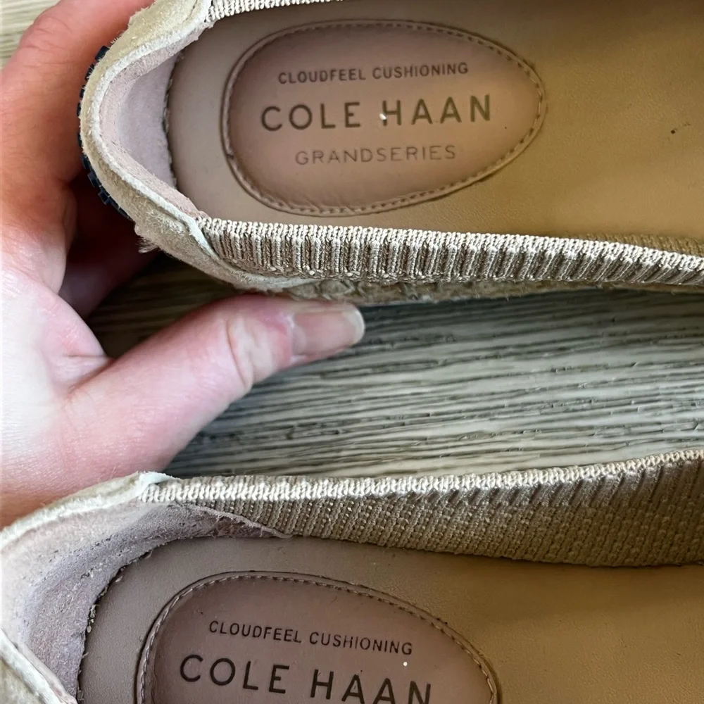 Cole Haan Tan Espadrilles